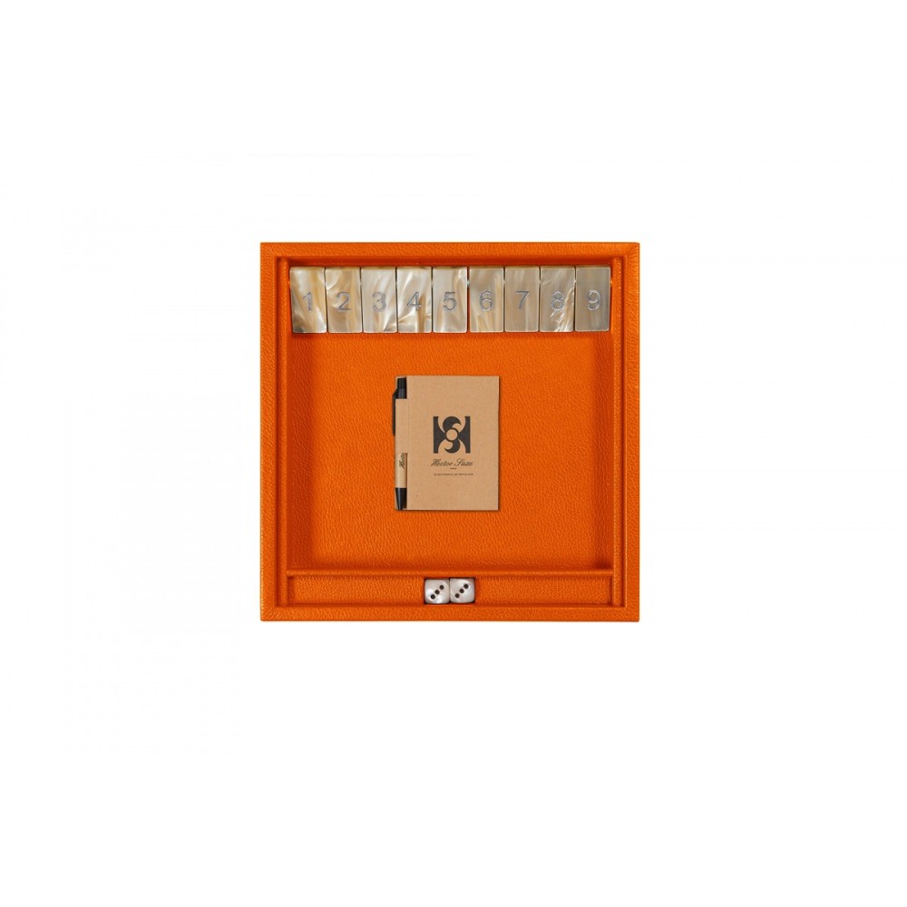 Shut the Box en Cuir - Effet Buffle