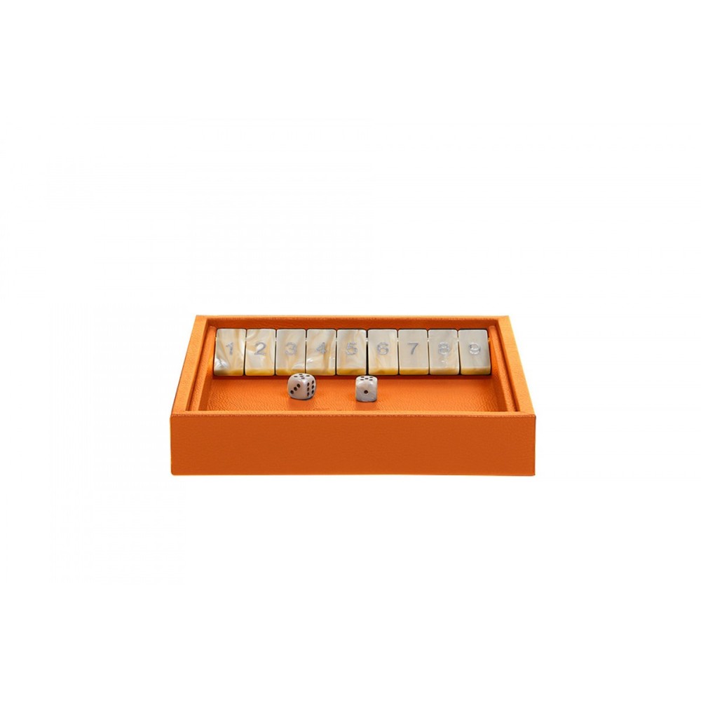 Shut the Box en Cuir - Effet Buffle