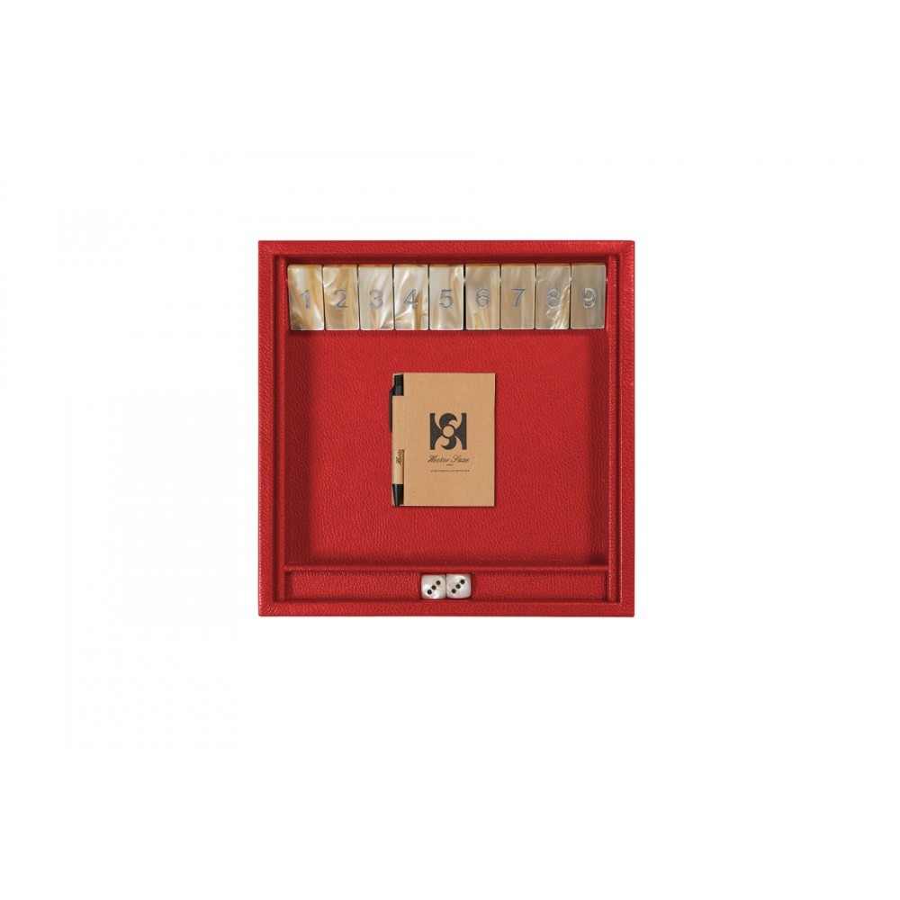 Shut the Box en Cuir - Effet Buffle
