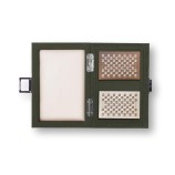 Coffret Cartes - Cuir - Effet Alligator