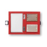 Coffret Cartes - Cuir - Effet Alligator