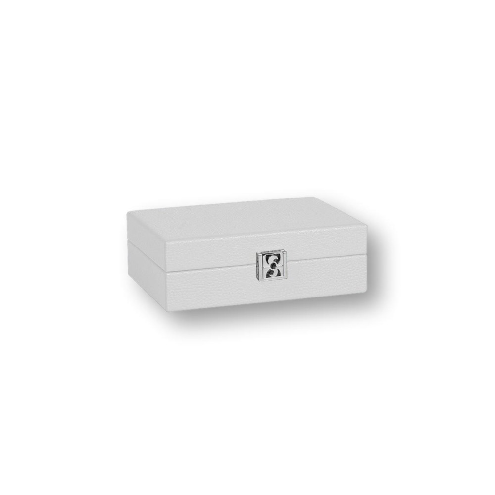 Coffret Cartes - Cuir - Effet Buffle
