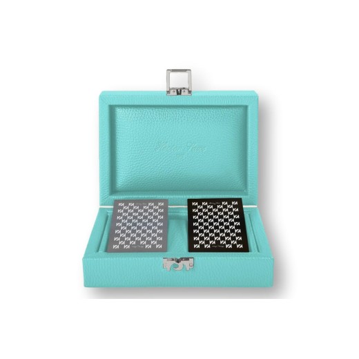 Coffret Cartes - Cuir - Effet Buffle