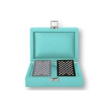 Coffret Cartes - Cuir - Effet Buffle