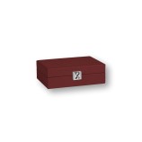 Coffret Cartes - Cuir - Effet Buffle