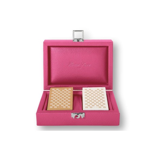 Coffret Cartes - Cuir - Effet Buffle