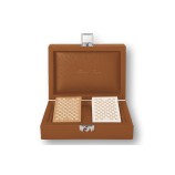 Coffret Cartes - Cuir - Effet Buffle