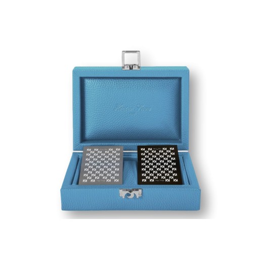 Coffret Cartes - Cuir - Effet Buffle