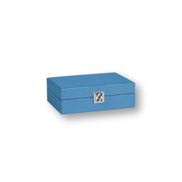 Coffret Cartes - Cuir - Effet Buffle
