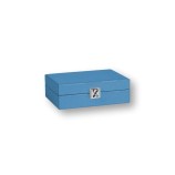 Coffret Cartes - Cuir - Effet Buffle