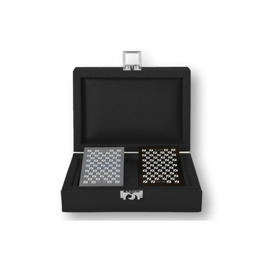 Coffret Cartes - Cuir - Effet Buffle