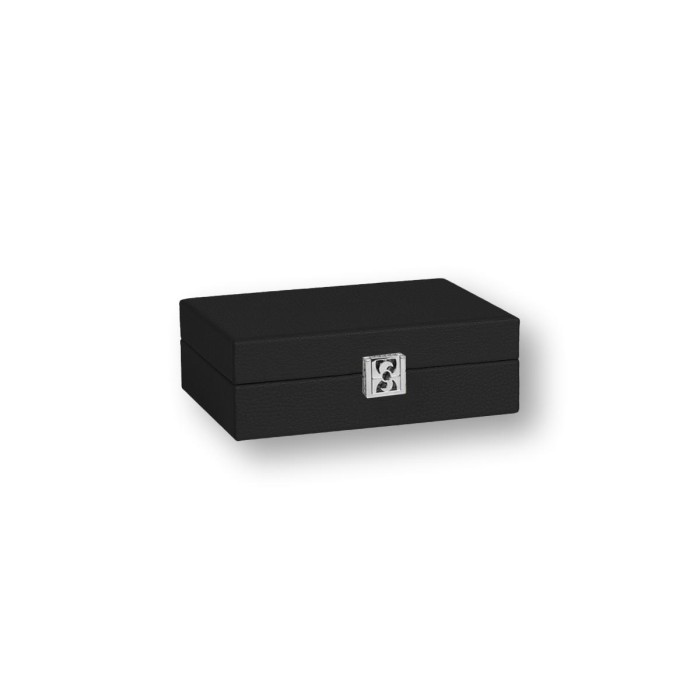 Coffret Cartes - Cuir - Effet Buffle