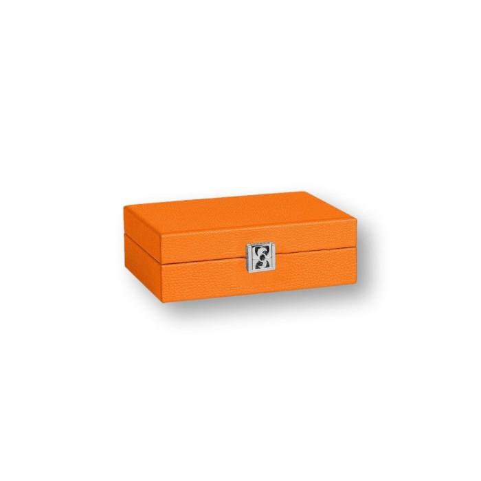 Coffret Cartes - Cuir - Effet Buffle