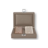 Coffret Cartes - Cuir - Effet Buffle