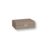 Coffret Cartes - Cuir - Effet Buffle