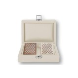Coffret Cartes - Cuir - Effet Buffle
