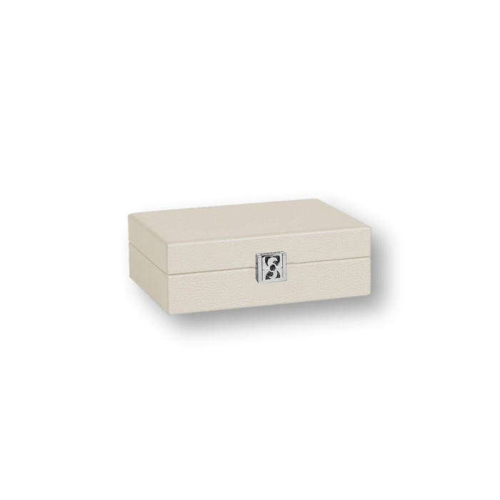 Coffret Cartes - Cuir - Effet Buffle
