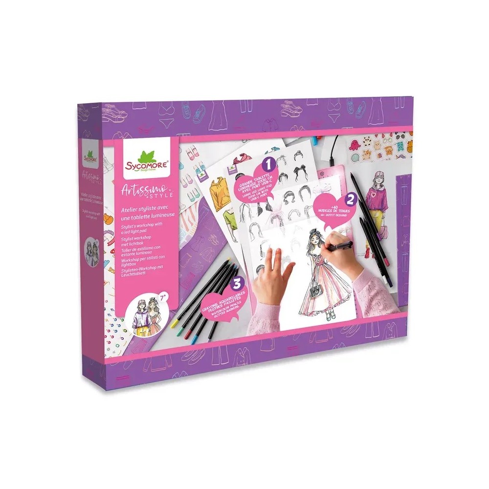 Artissimo XXL + atelier styliste avec tablette lumineuse