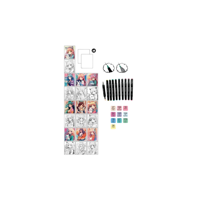 Manga GM Layout and Martial Arts Markers | Sycomore | The Tip Geneva