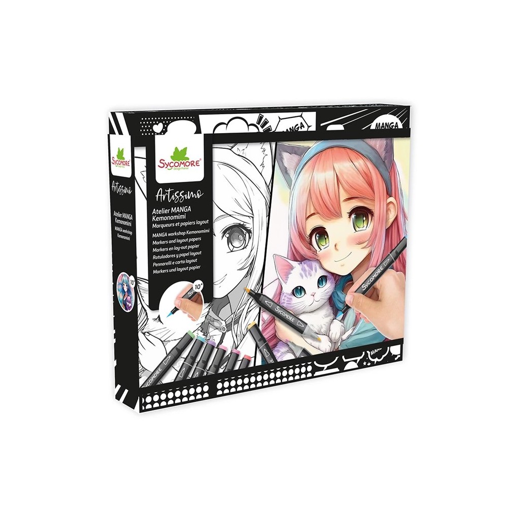 Manga gm layout et marqueurs arts martiaux