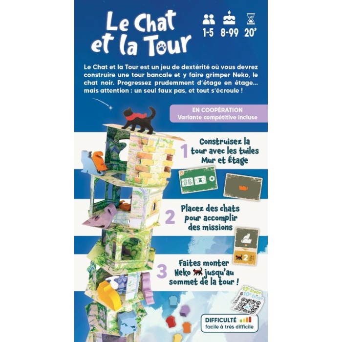 Le chat et la tour Jeux  | SwBlack rocki | L'Astuce Genève