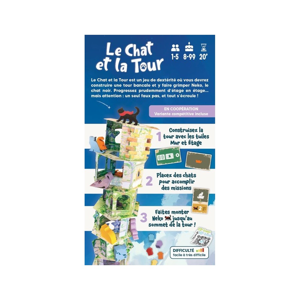 Le chat et la tour Jeux  | SwBlack rocki | L'Astuce Genève