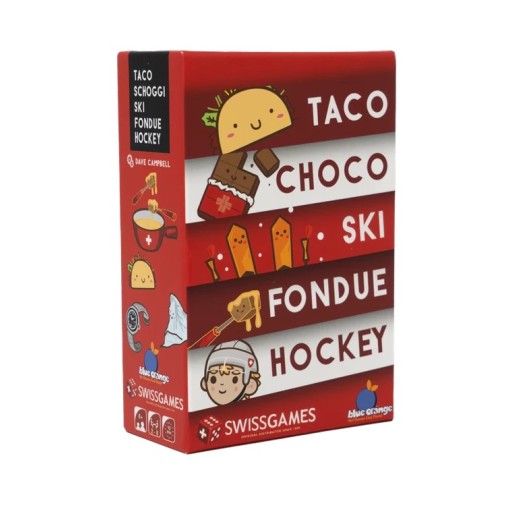 Taco choco ski fondue hockey