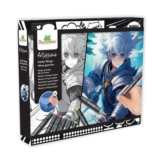 Manga gm layout et marqueurs art martiaux