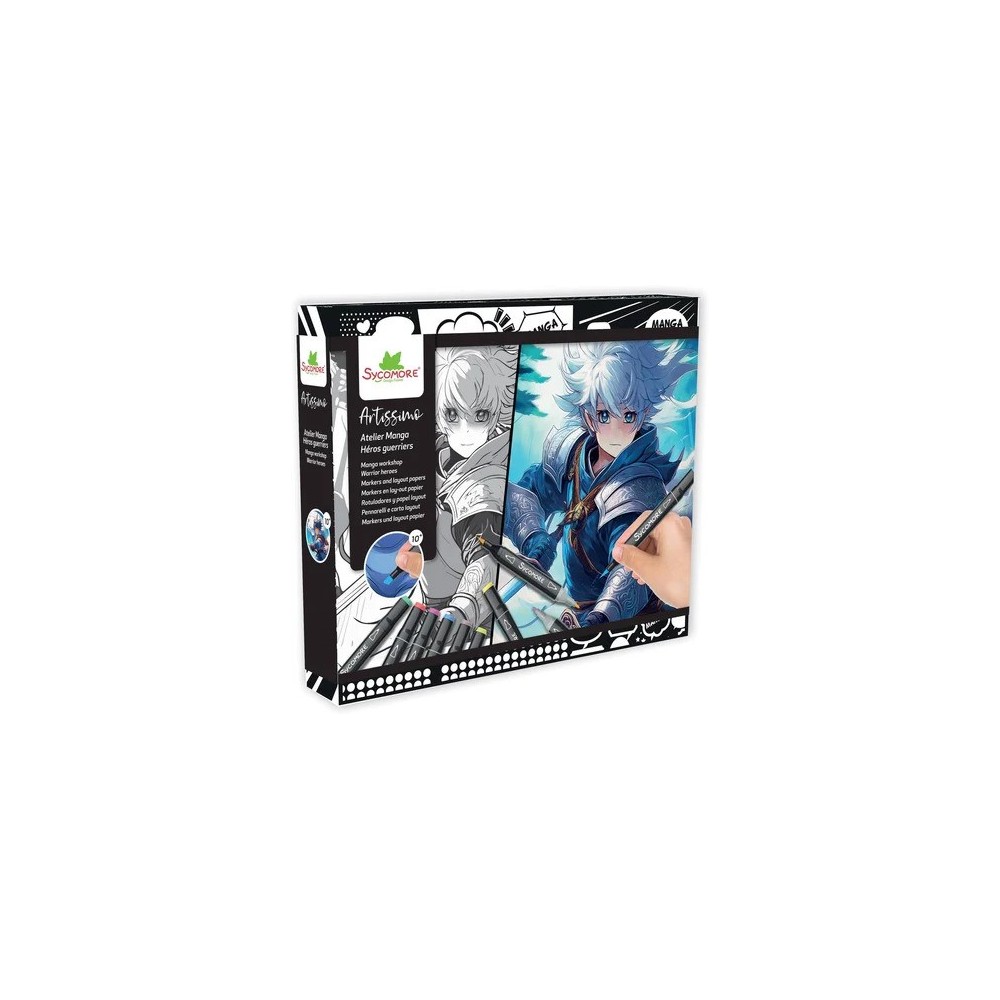 Manga gm layout et marqueurs art martiaux