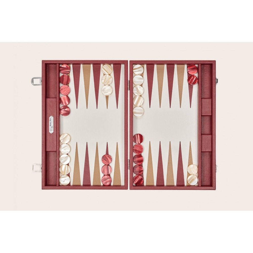 Büffelleder Backgammon Large
