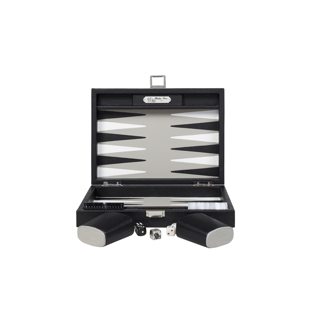 Leder-Backgammon - Büffel-Effekt - Kleine Größe