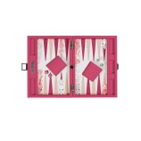 Leder-Backgammon - Büffel-Effekt - Kleine Größe