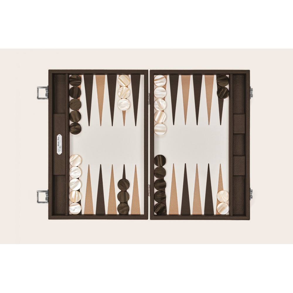 Büffelleder Backgammon Large