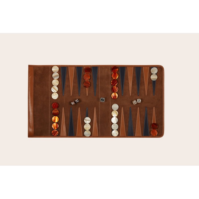 Reise-Backgammon Denim Jeans