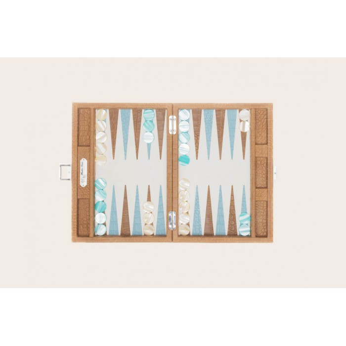 Alligator Leather Small Backgammon