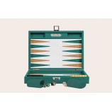 Buffalo Effect Leather Medium Backgammon - Iris Collection