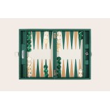 Büffelleder Backgammon Medium Iris-Kollektion