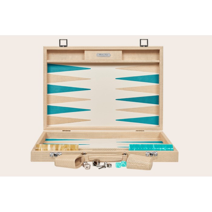 Leder-Backgammon - Kettenwirkung - Wettbewerbsformat