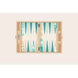 Chain Effect Leather Medium Backgammon