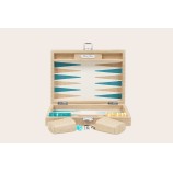 Leather Backgammon - Chain Effect - Small Format