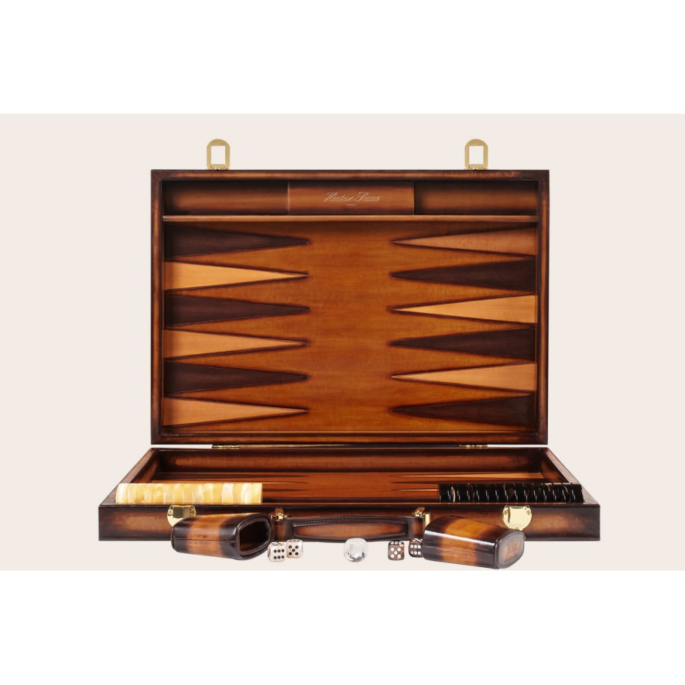 Backgammon Leather - Patinated Effect - Competition Format