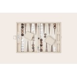 Backgammon Leather - Galuchat Effect - Small Format