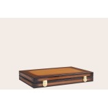Patina-Effekt Leder Backgammon Large