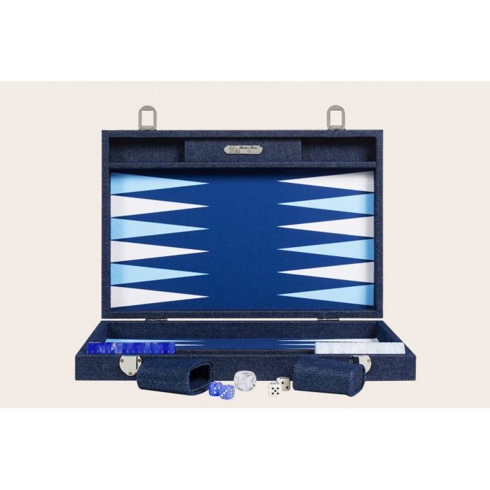 Leinwand-Backgammon - Jeans-Stil - Große Größe