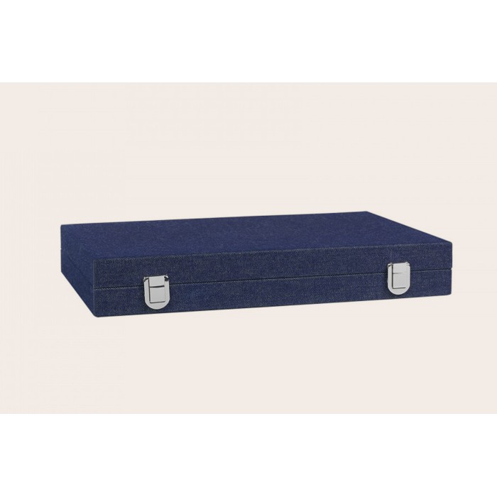 Leinwand-Backgammon - Jeans-Stil - Große Größe