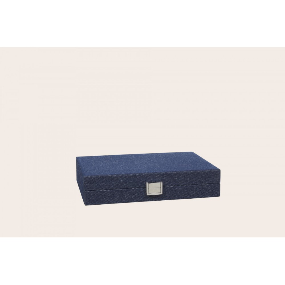 Canvas Backgammon Jeans-Optik Small