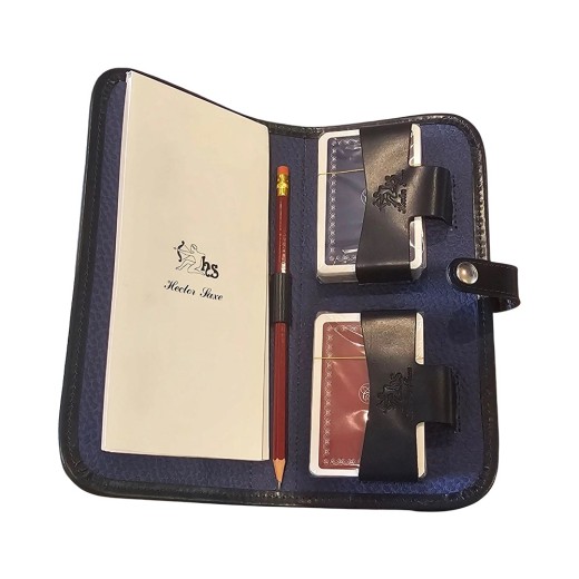 Leather Bridge Card Game Case