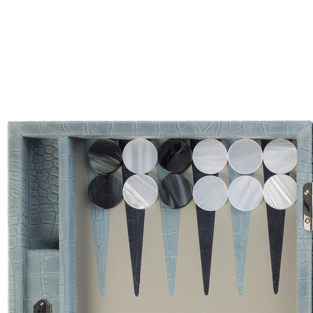 Backgammon Medium Alligator Ciel