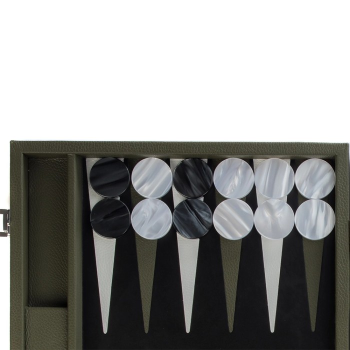 Büffelleder Turnier-Backgammon