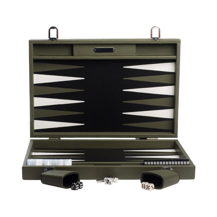 Backgammon Large Buffle Amande